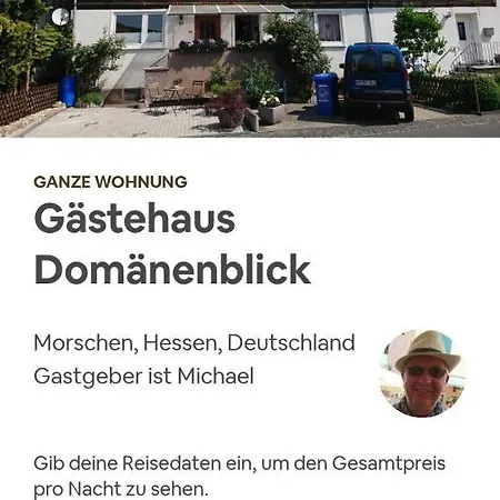 Apartament Gaestehaus Domaenenblick Morschen